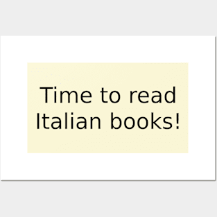 Time to read Italian books! Posters and Art